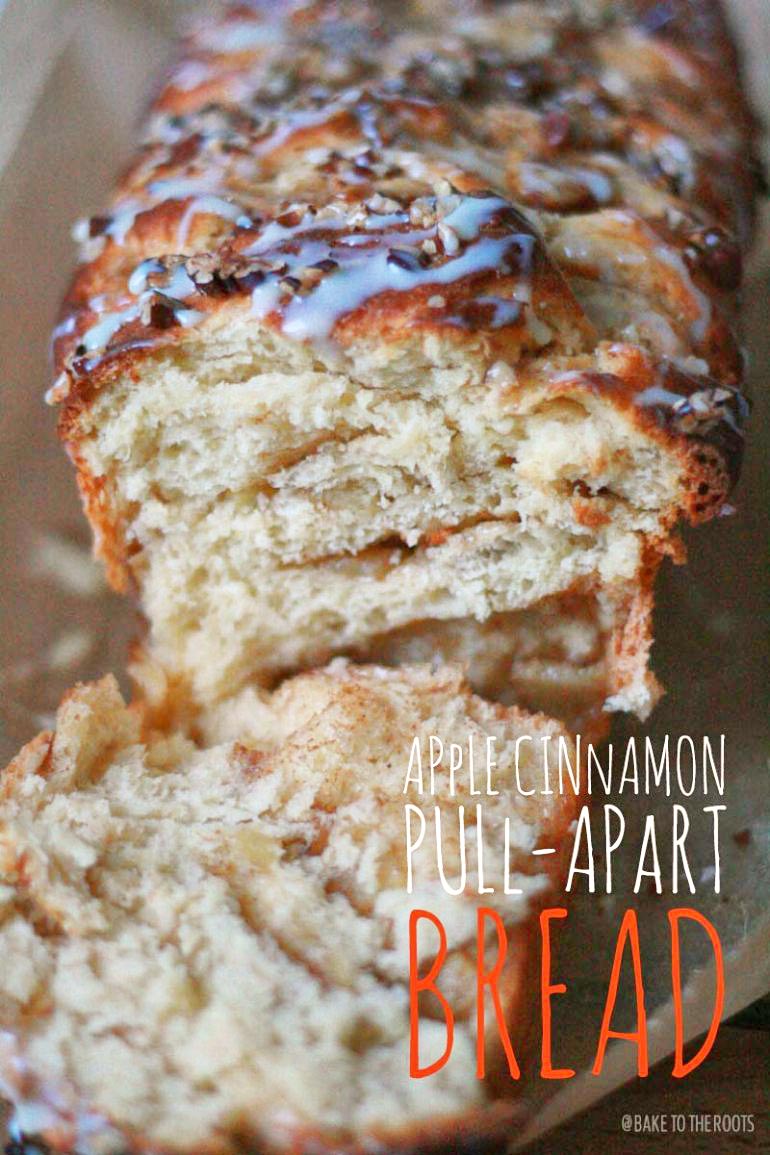 Apple Cinnamon Pull-Apart Bread | Bake to the roots