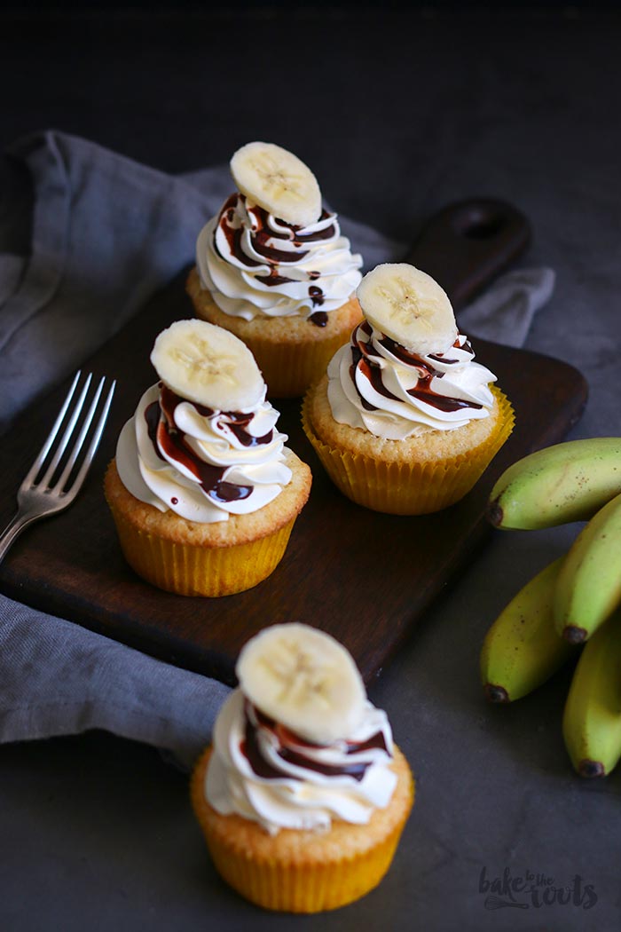 Banana Cupcakes with Swiss Meringue Buttercream | Bake to the roots