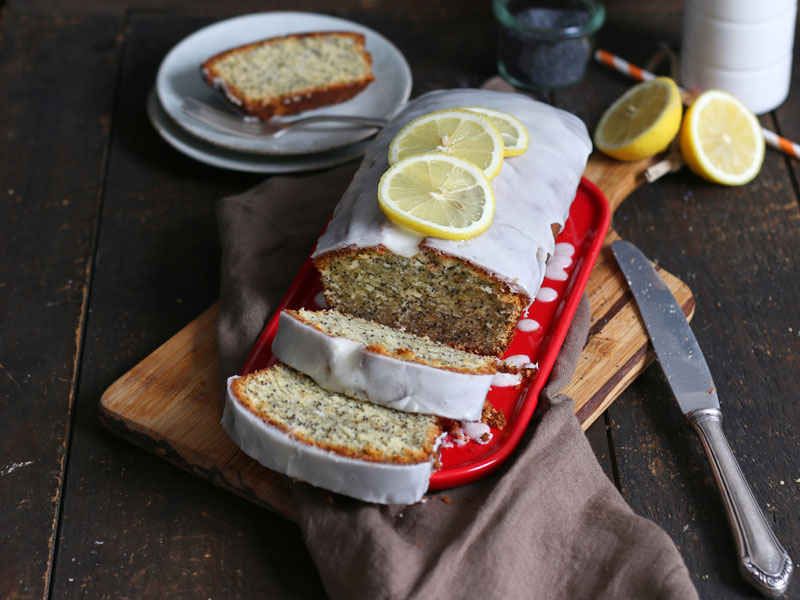 Lemon Poppy Seed Loaf Cake | Bake to the roots