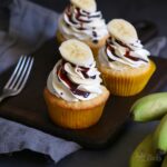 Banana Cupcakes mit Swiss Meringue Buttercreme | Bake to the roots