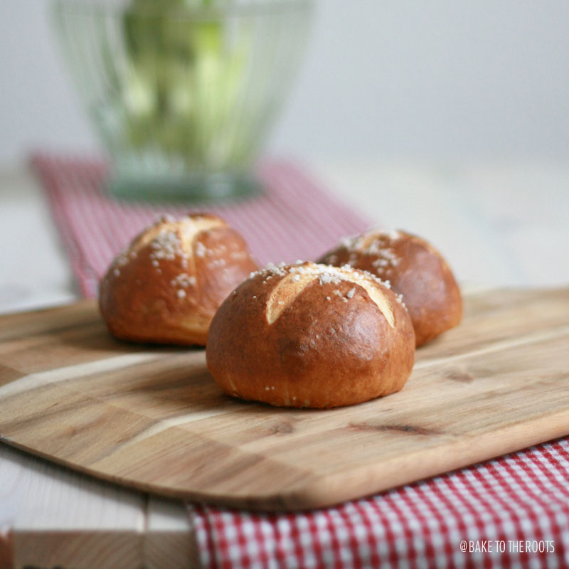 Soft Pretzel Rolls | Bake to the roots