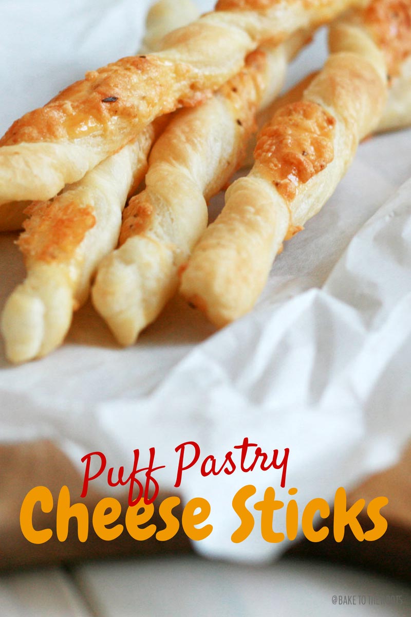 Puff Pastry Cheese Sticks | Bake to the roots
