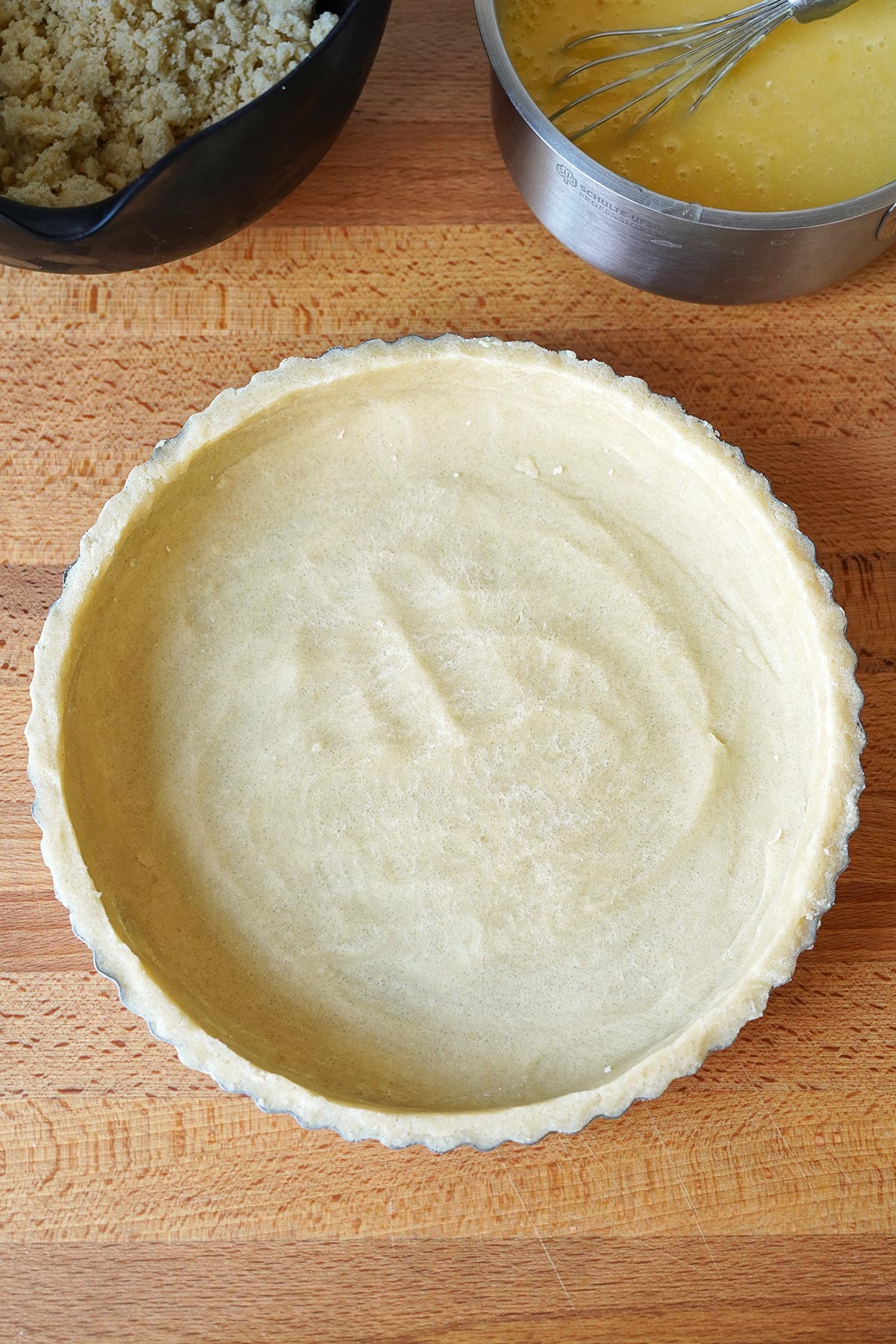 Einfache Zitronen Streusel Tarte | Bake to the roots