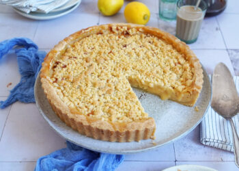 Einfache Zitronen Streusel Tarte | Bake to the roots