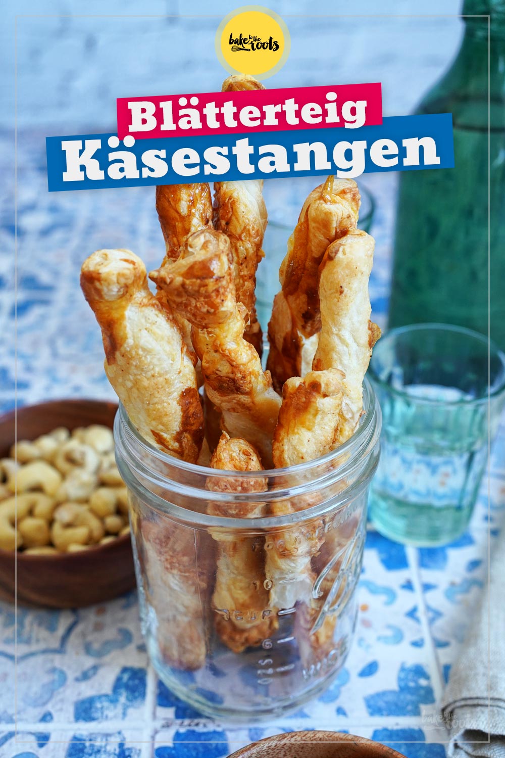 Einfache Blätterteig Käsestangen | Bake to the roots