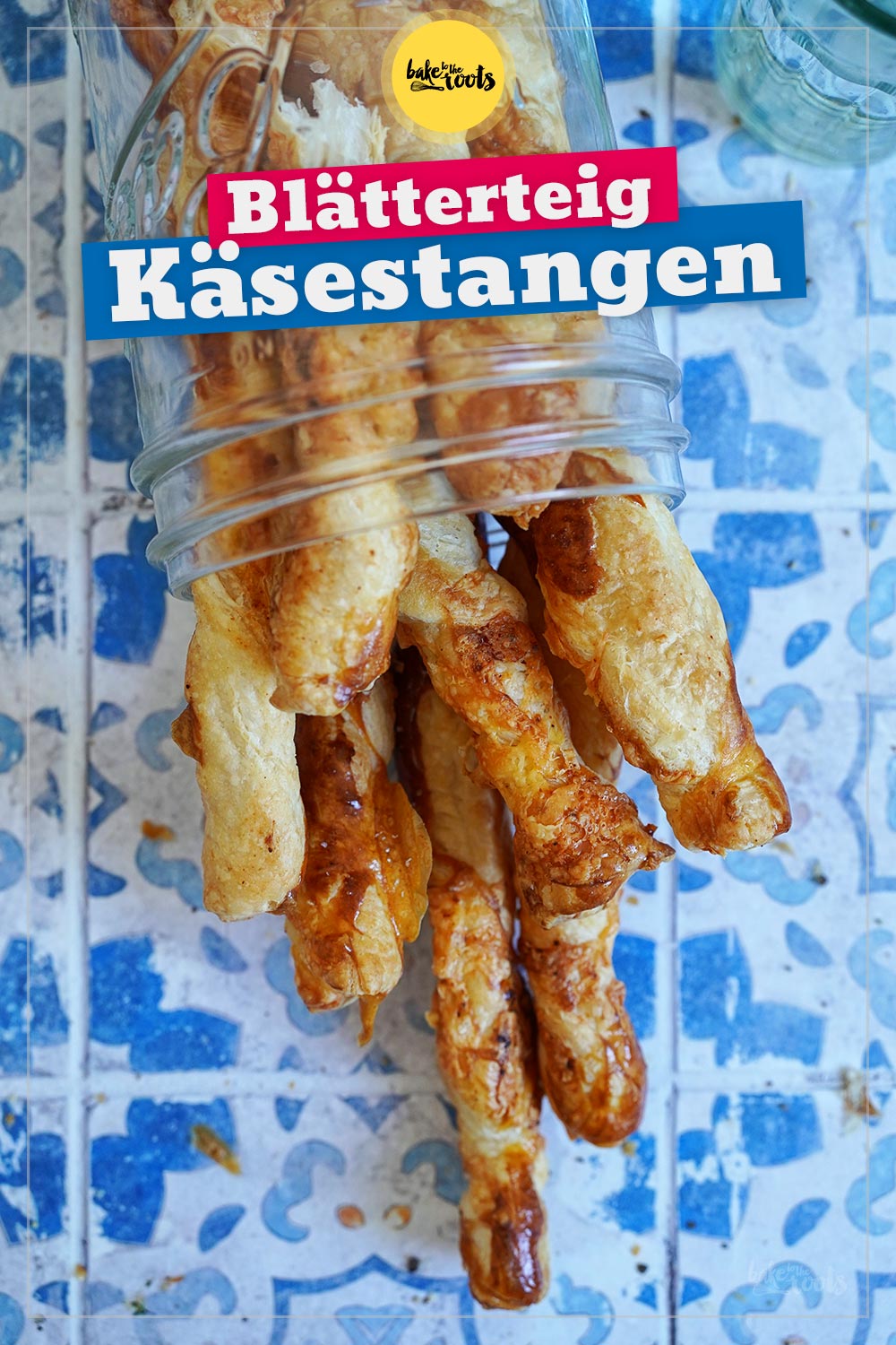 Einfache Blätterteig Käsestangen | Bake to the roots