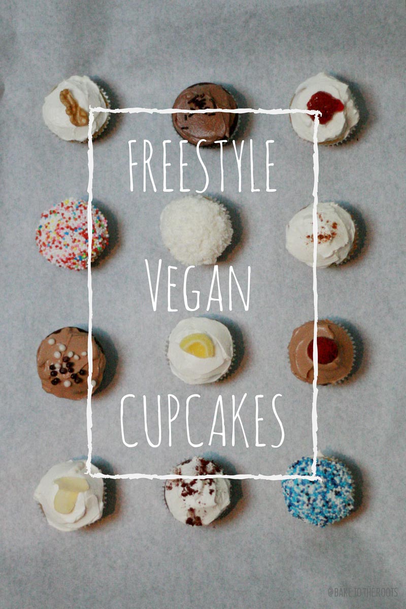 Freestyle Mini Vegan Cupcakes | Bake to the roots