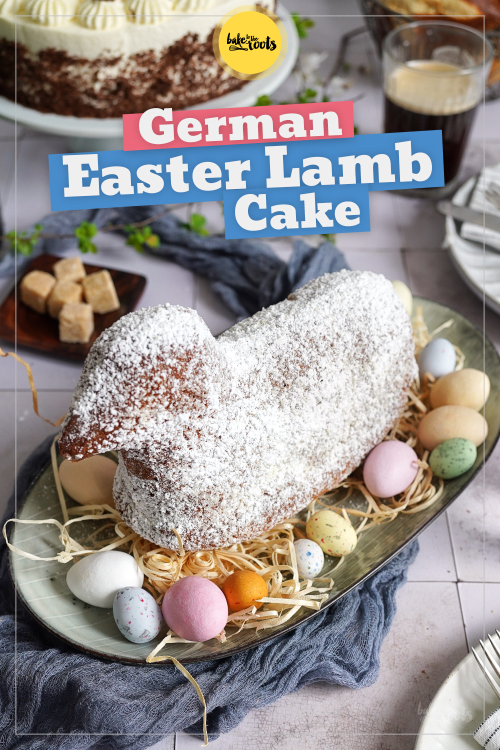 Classic German Easter Lamb Cake | Bake to the roots