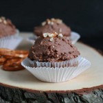 Pretzel Bottomed Banana Bread Cupcakes | Bake to the roots