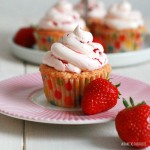 Very Strawberry Cupcakes | Bake to the roots