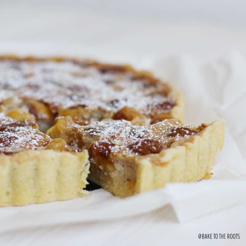 Mirabelle Plum Almond Tart | Bake to the roots