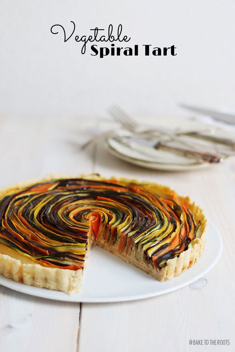 Vegetable Spiral Tart | Bake to the roots