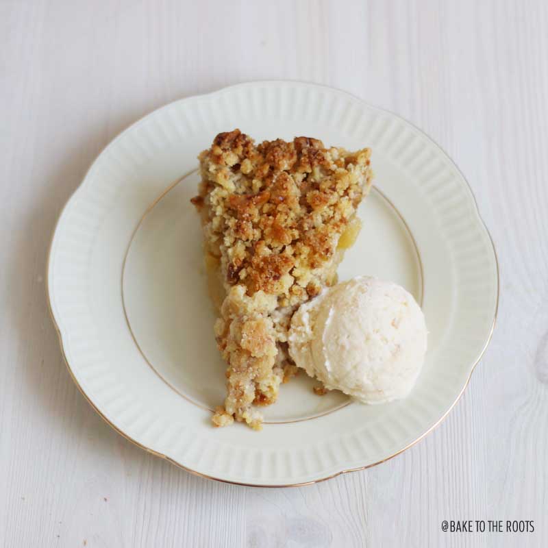 Apple Walnut Pie | Bake to the roots