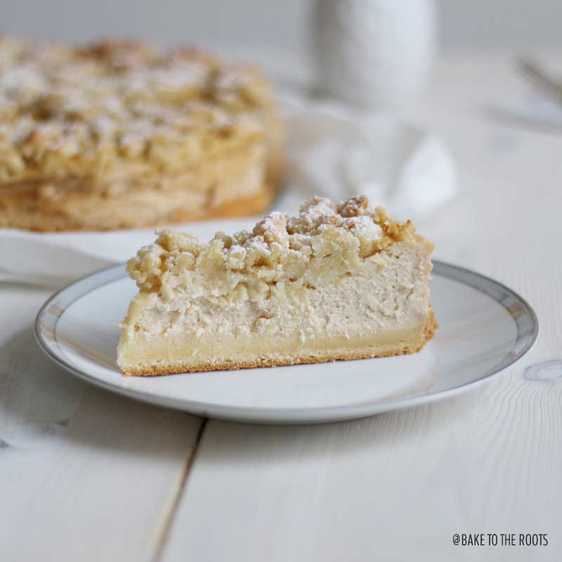 Apple Caramel Cheesecake | Bake to the roots