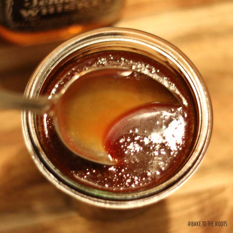 Whiskey Salted Caramel Sauce | Bake to the roots