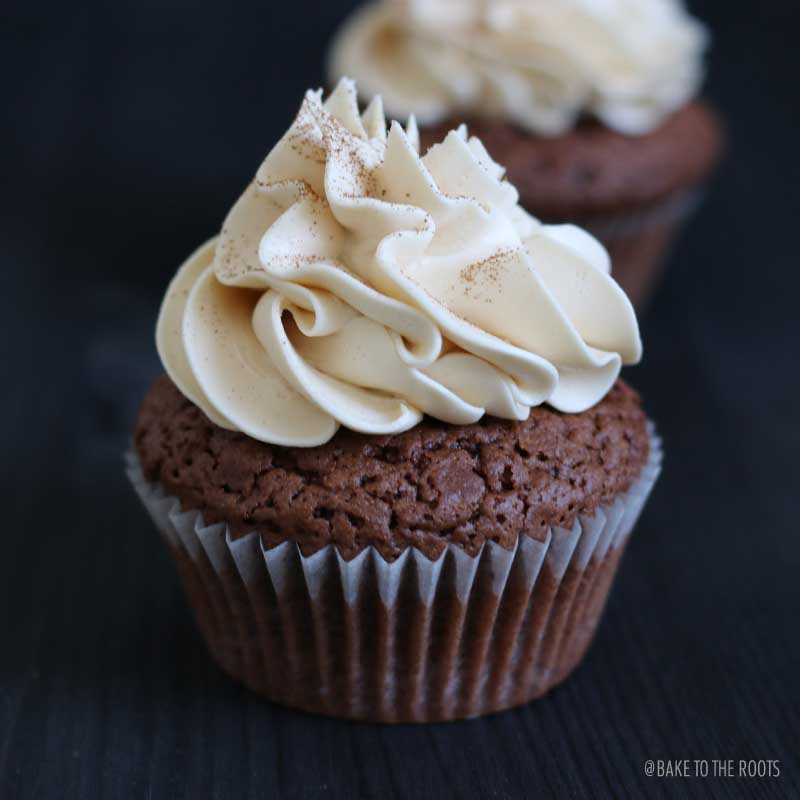 Chocolate Espresso Cupcakes | Bake to the roots