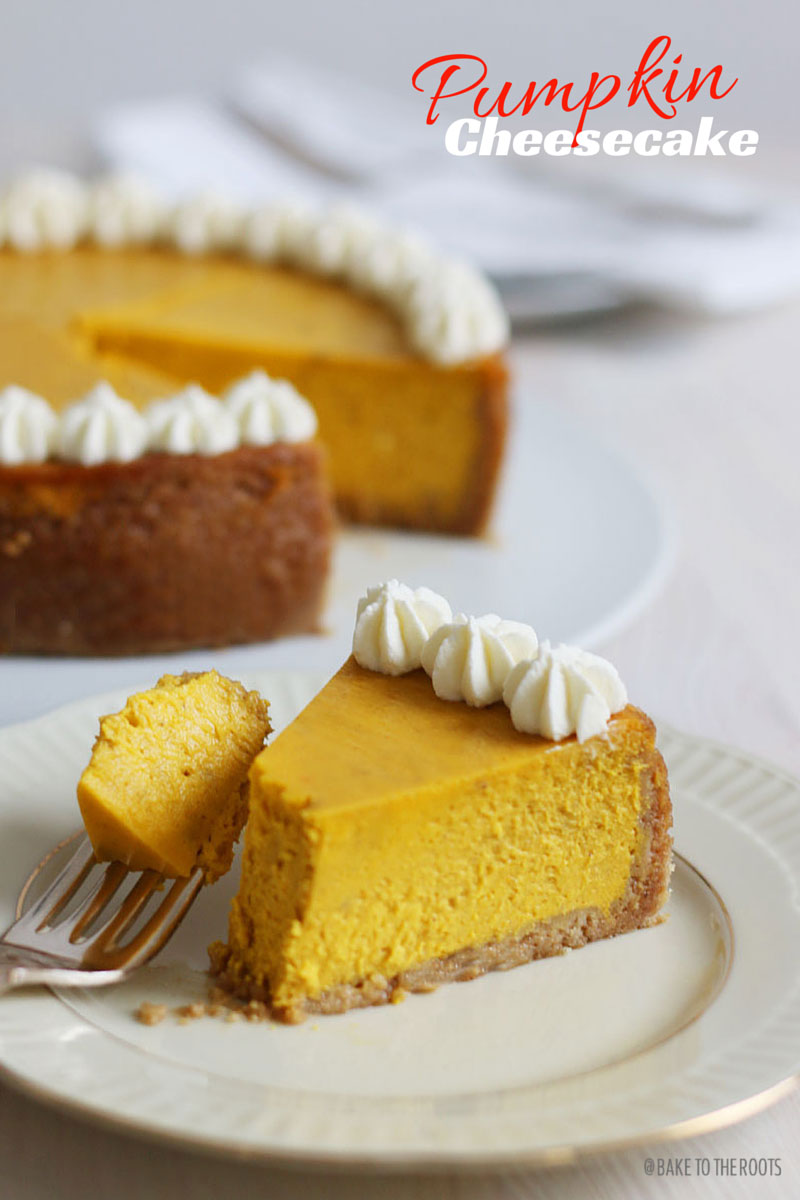Pumpkin Cheesecake | Bake to the roots