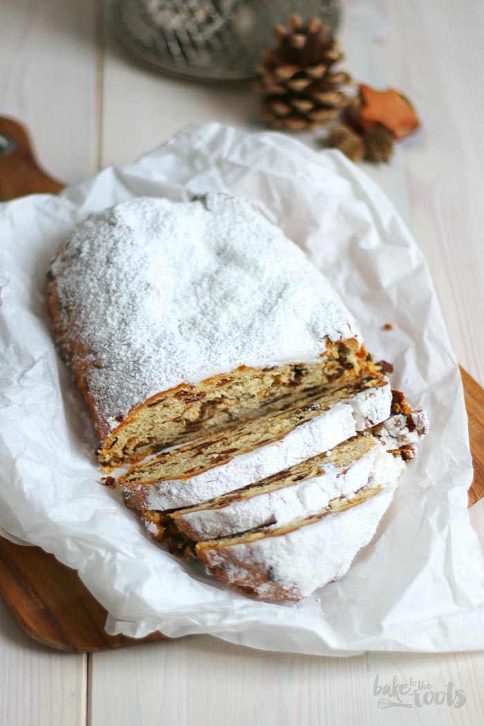 German Christstollen with Nuts