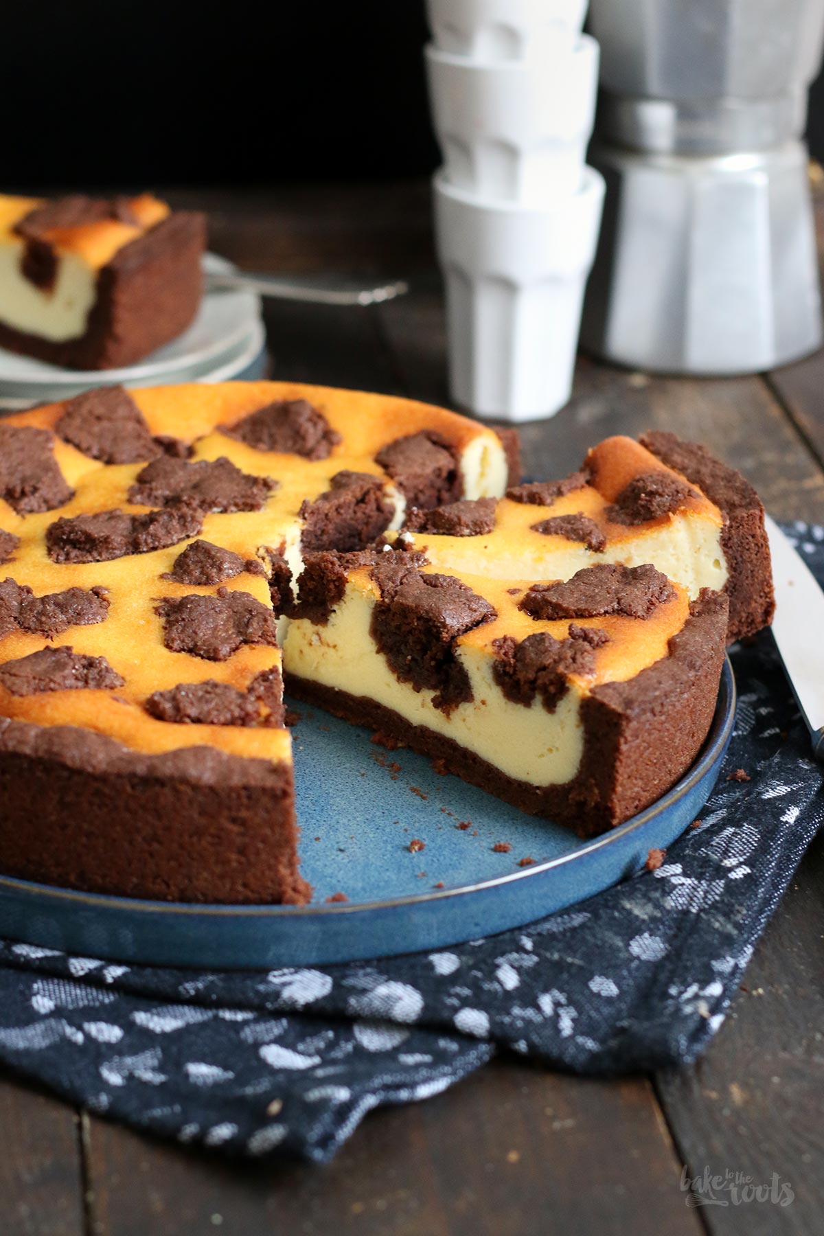 Russischer Zupfkuchen aka. Chocolate Cheesecake | Bake to the roots