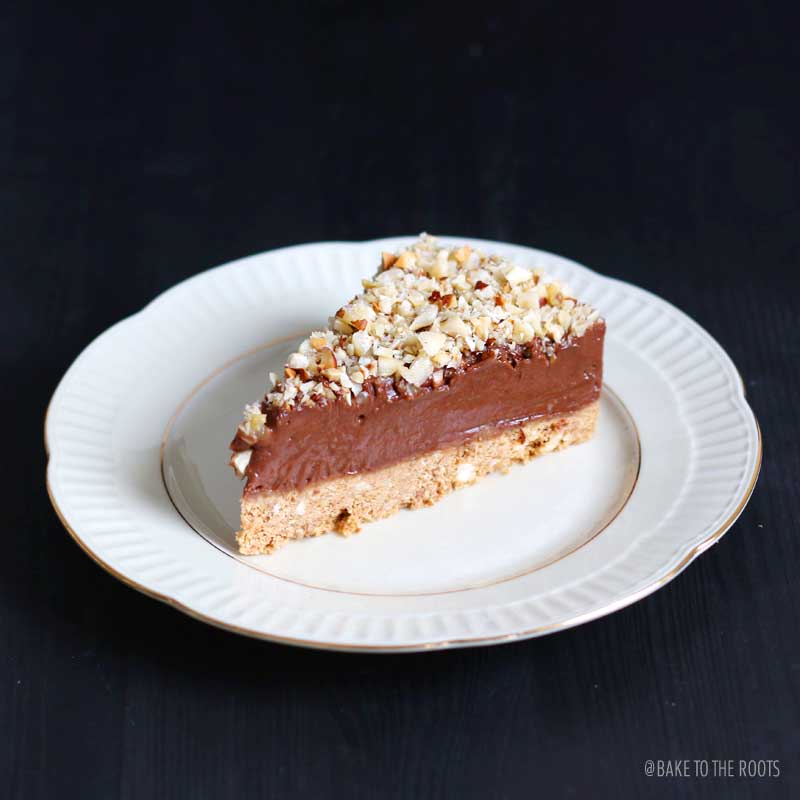 No Bake Nutella Cheesecake | Bake to the roots
