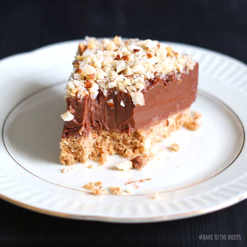 No Bake Nutella Cheesecake | Bake to the roots