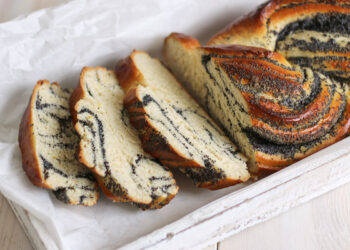 Poppy Seed Braided Loaf | Bake to the roots