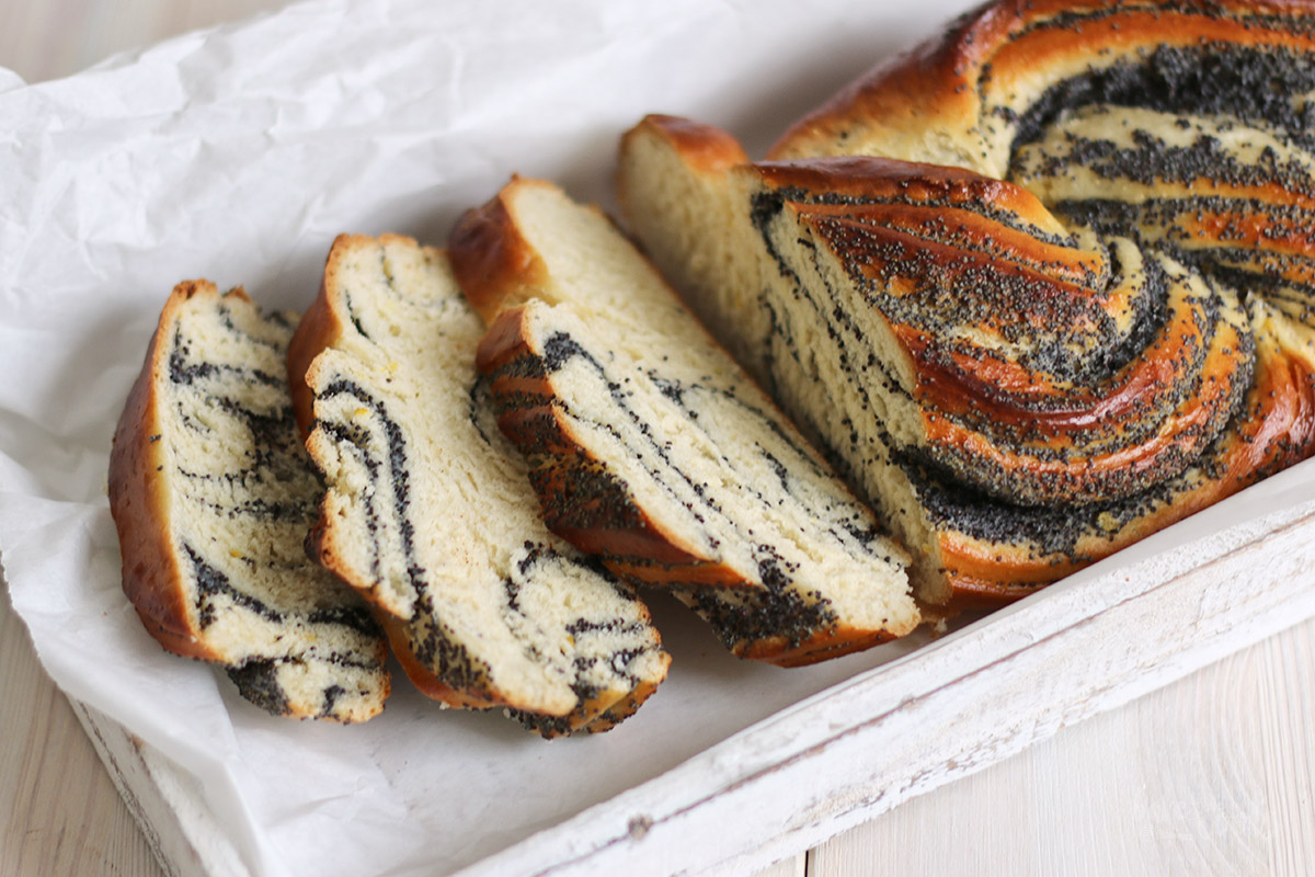 Poppy Seed Braided Loaf | Bake to the roots