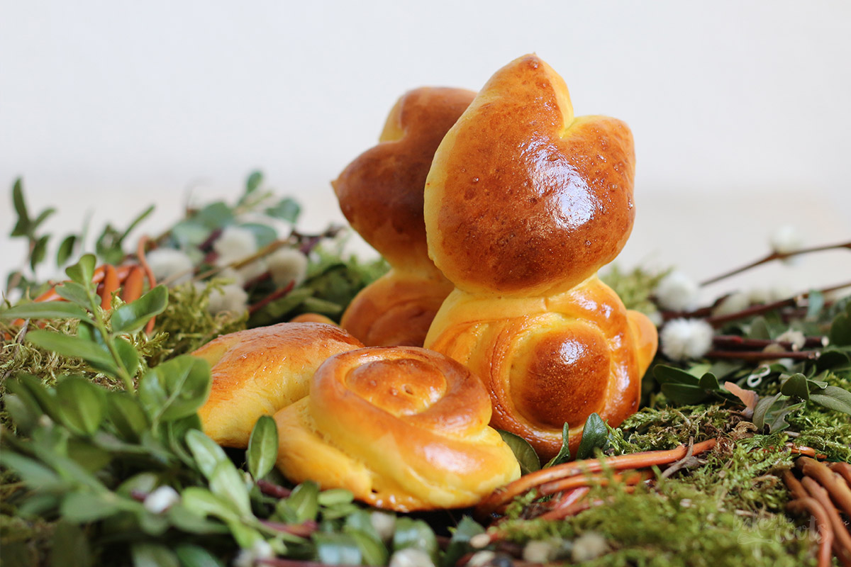 Easter Brioche Bunnies with Saffron | Bake to the roots