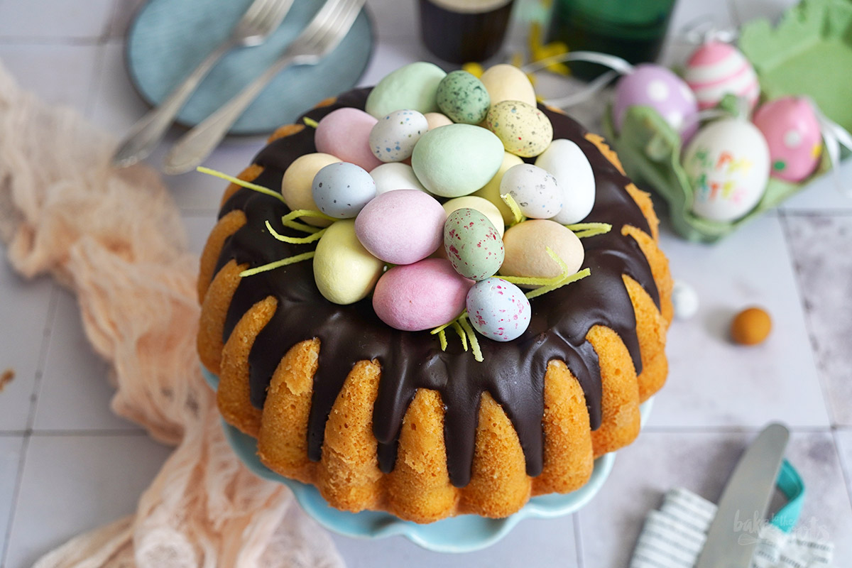 Eierlikör Gugelhupf mit Schokoladenguss | Bake to the roots | Bake to ...