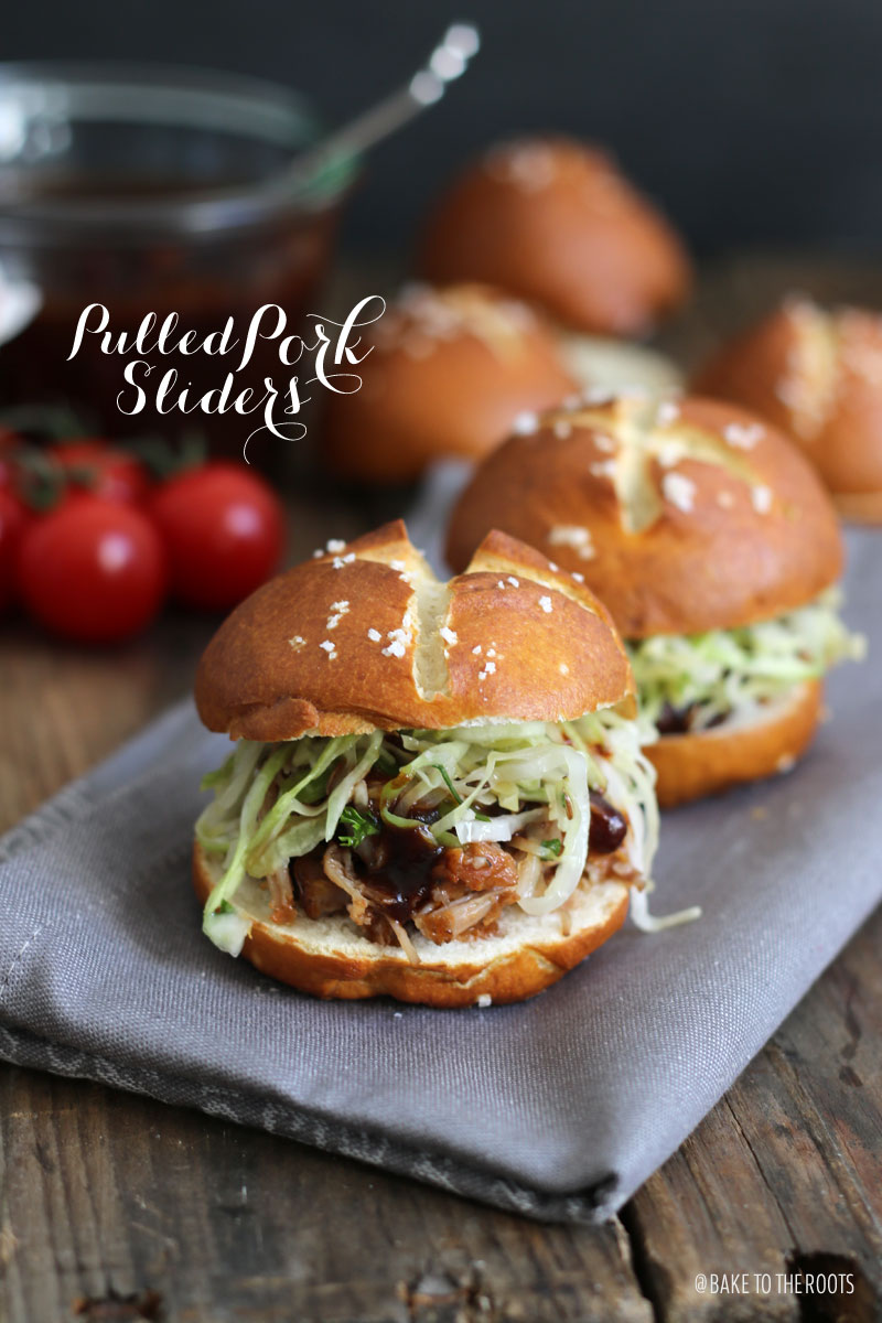 Pulled Pork Sliders with Krautsalat | Bake to the roots