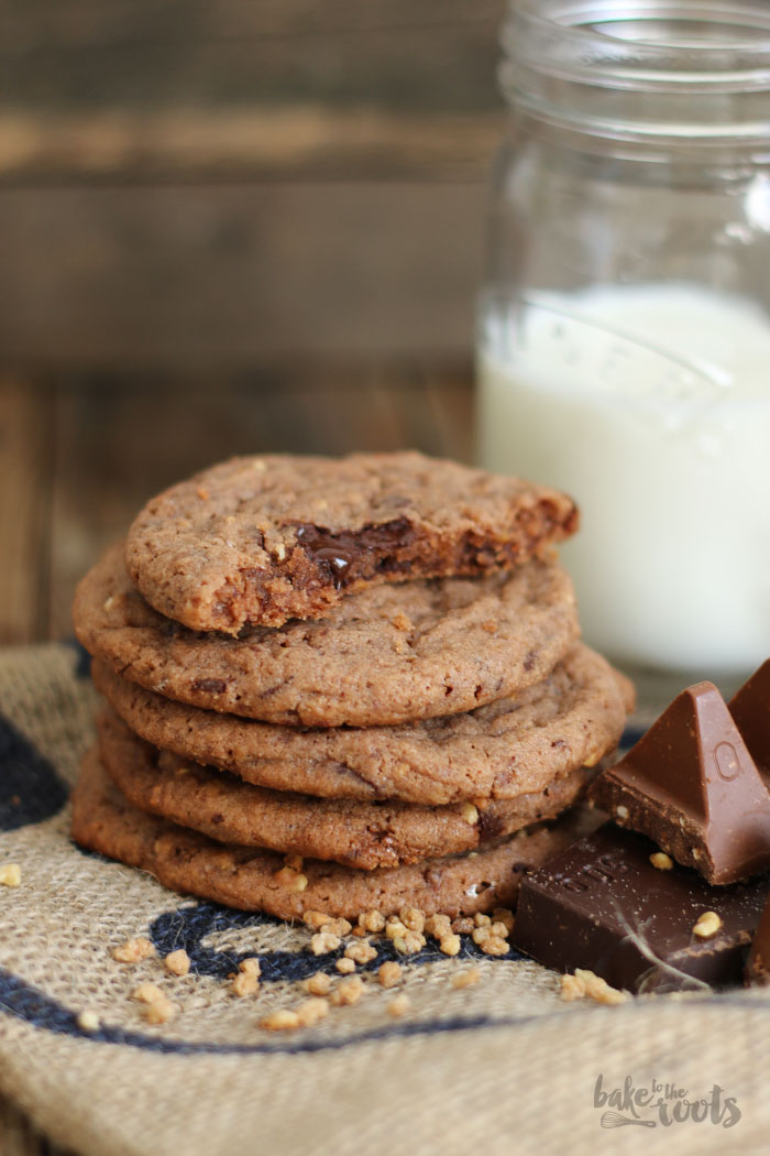 Toblerone Chocolate Cookies | Bake to the roots