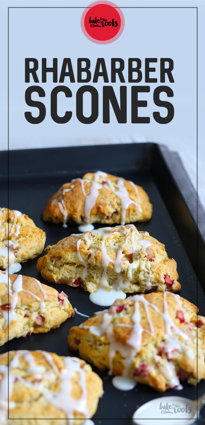 Rhabarber Vanille Scones | Bake to the roots
