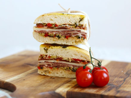 Muffaletta Sandwich | Bake to the roots