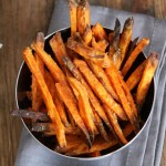 Sweet Potato Fries with Truffle Oil | Bake to the roots