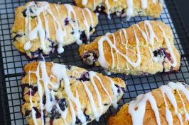 Blueberry Lemon Scones | Bake to the roots