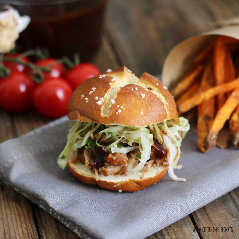 Pulled Pork Sliders with Krautsalat | Bake to the roots