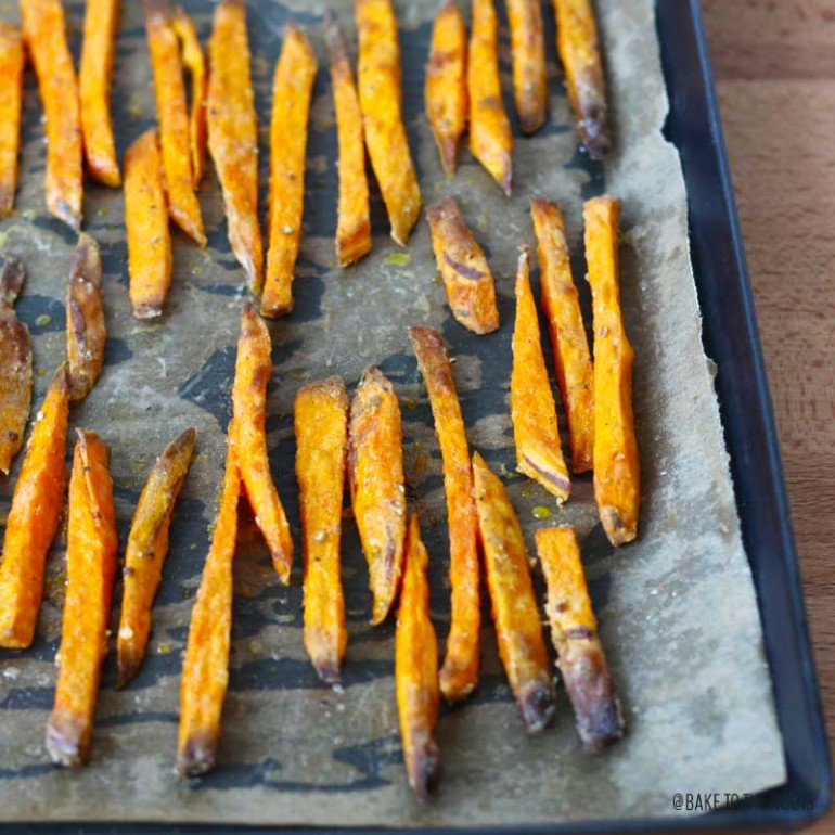homemade-sweet-potato-fries-with-truffle-oil-bake-to-the-roots