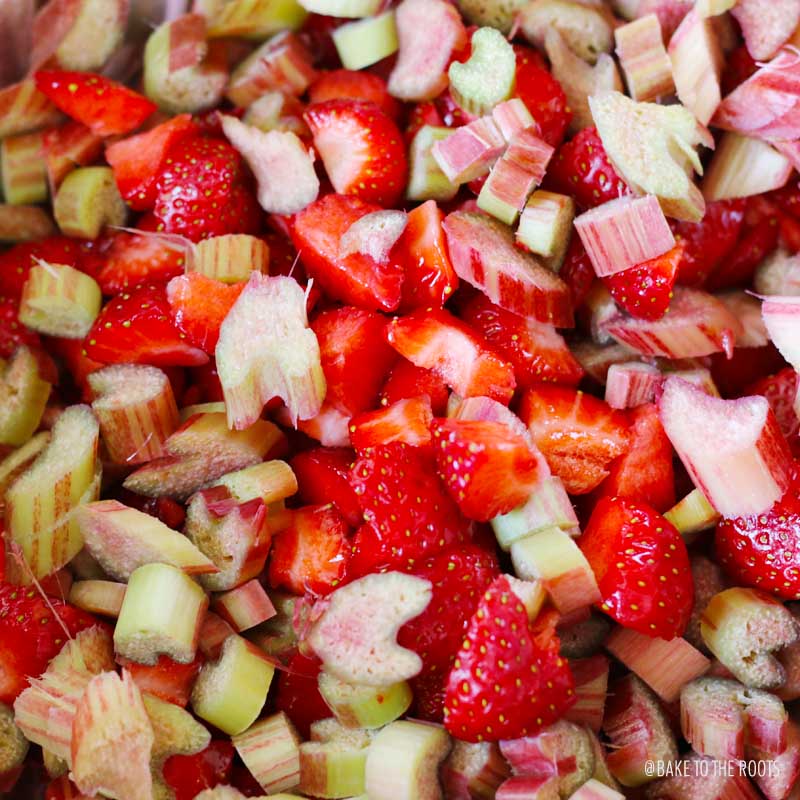 Strawberry Rhubarb Pie | Bake to the roots