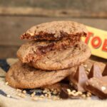 Toblerone Chocolate Cookies | Bake to the roots