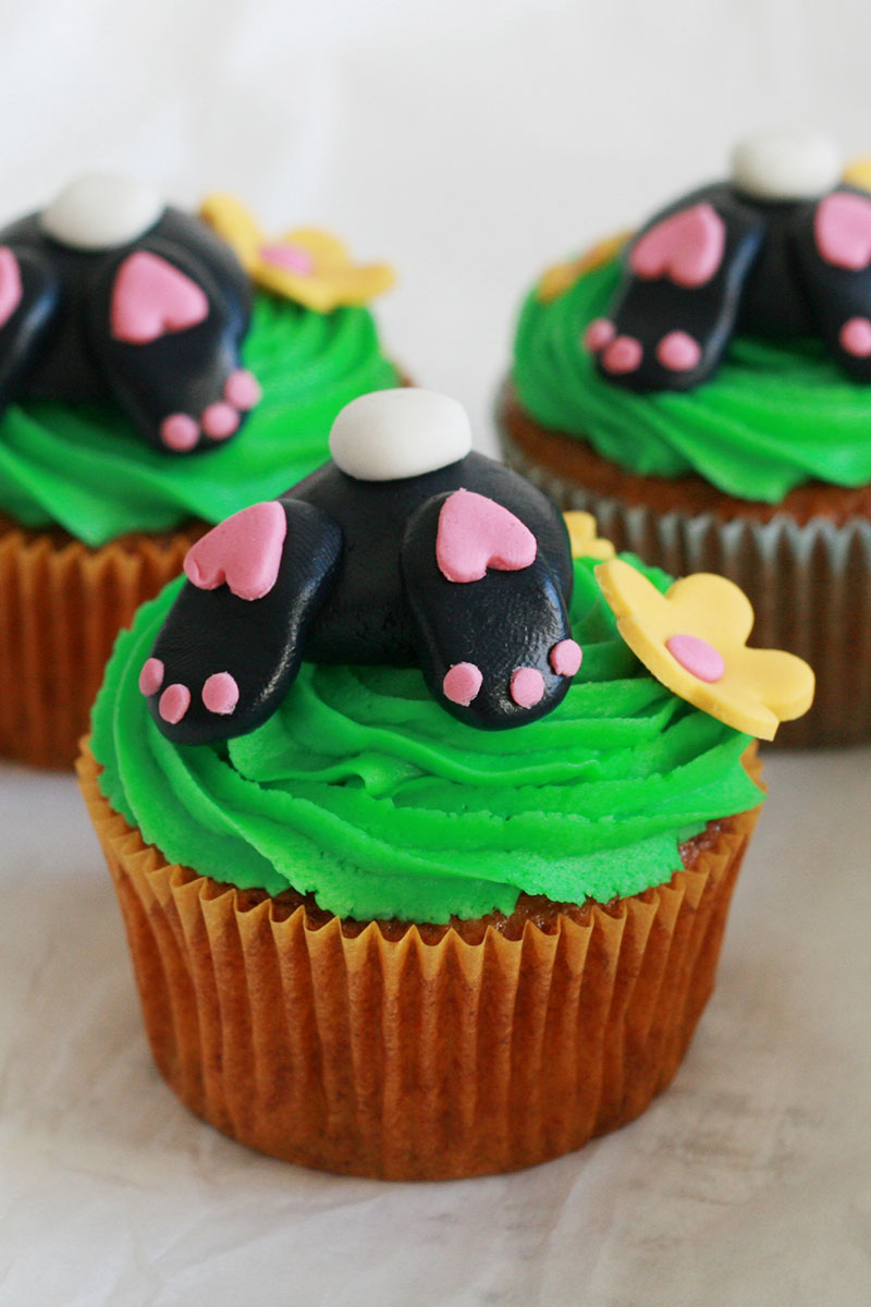 Easter Bunny Cupcakes | Bake to the roots