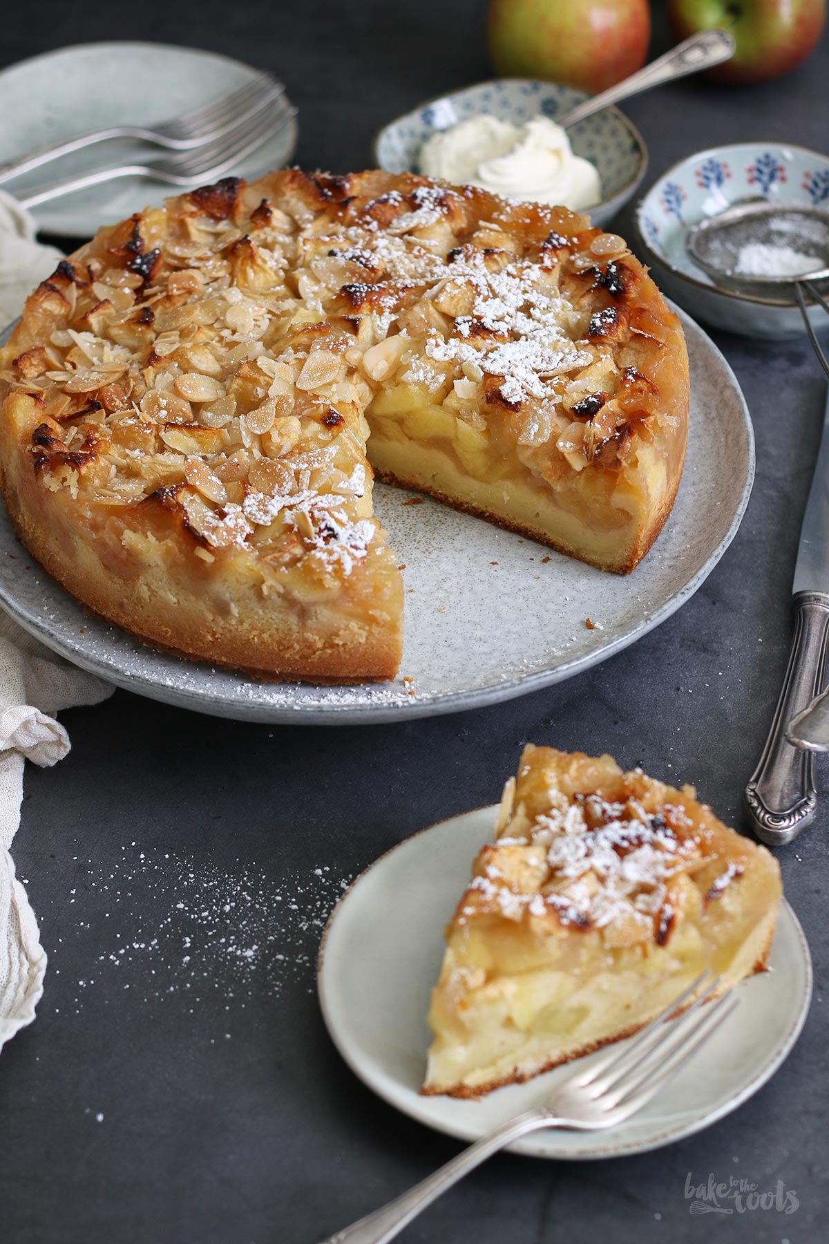 Großmutters Französischer Apfelkuchen | Bake to the roots