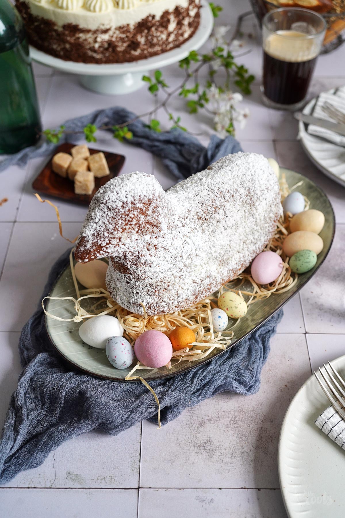 Classic German Easter Lamb Cake | Bake to the roots