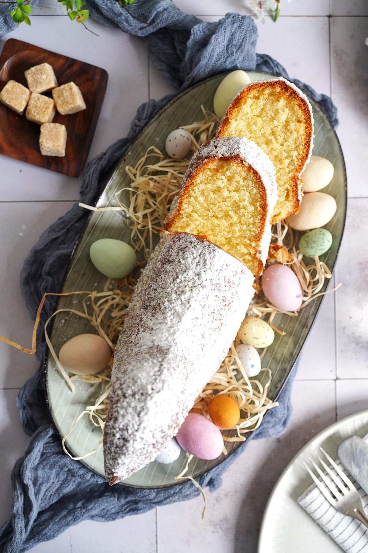 Classic German Easter Lamb Cake | Bake to the roots