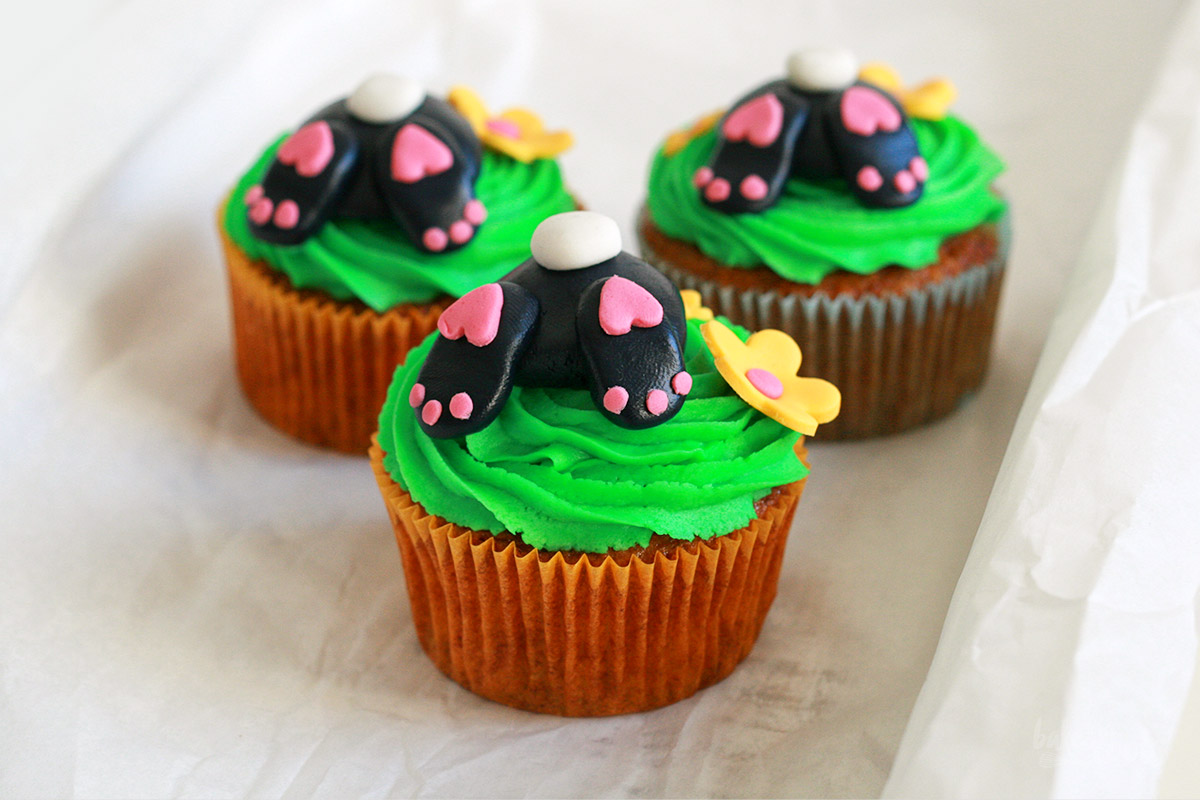 Easter Bunny Cupcakes | Bake to the roots