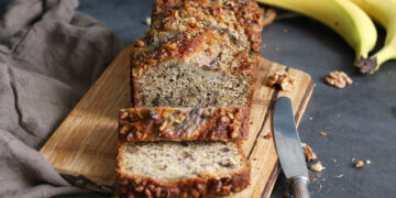 Walnut Banana Bread | Bake to the roots