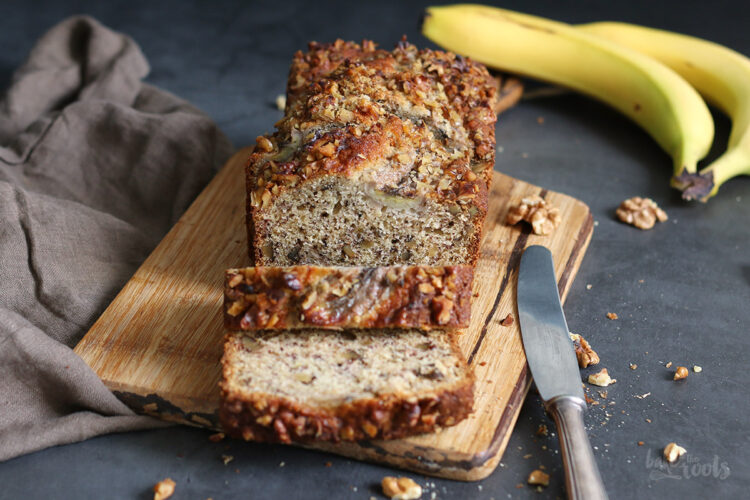 Walnut Banana Bread | Bake to the roots