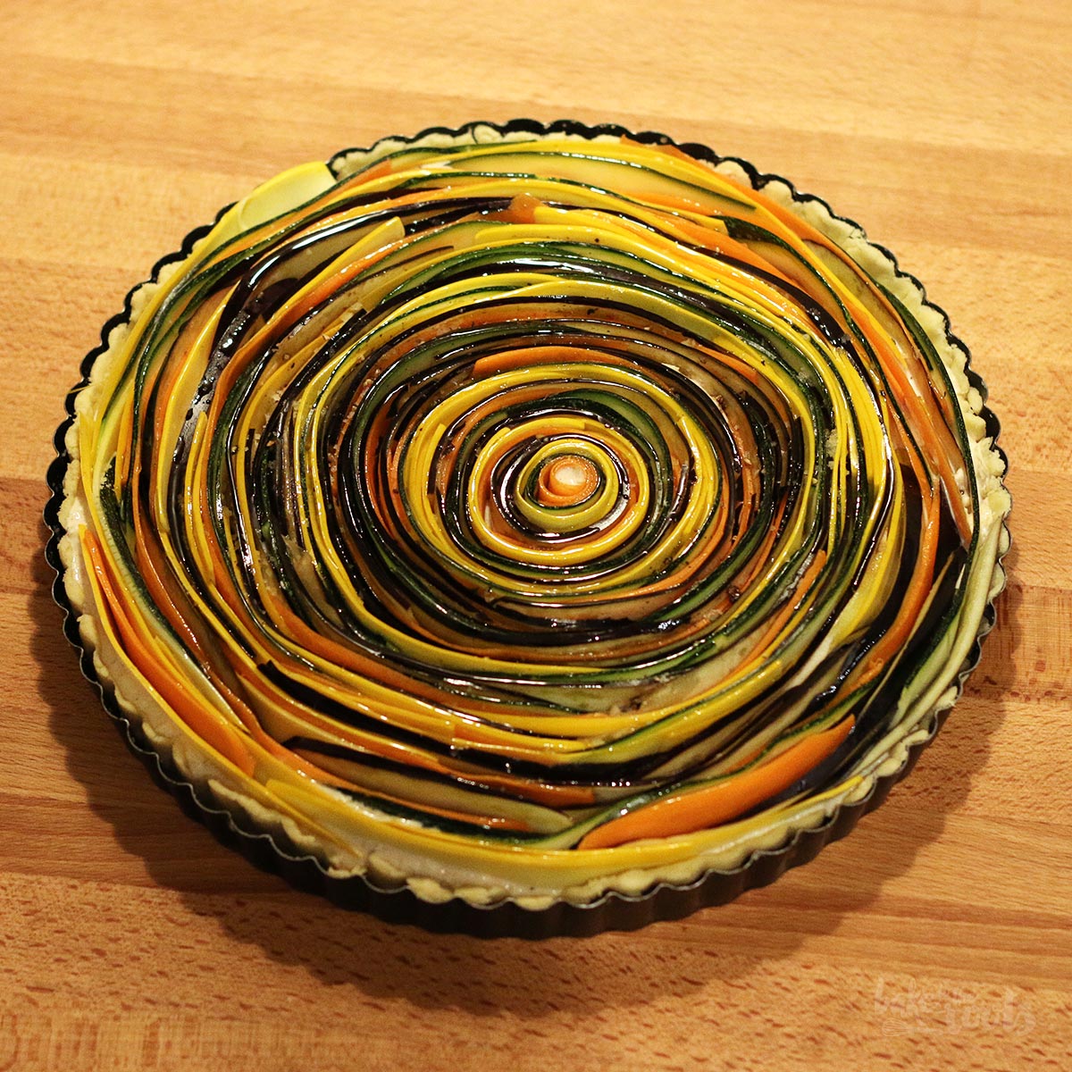 Gemüsetarte aka. Vegetable Spiral Tart | Bake to the roots
