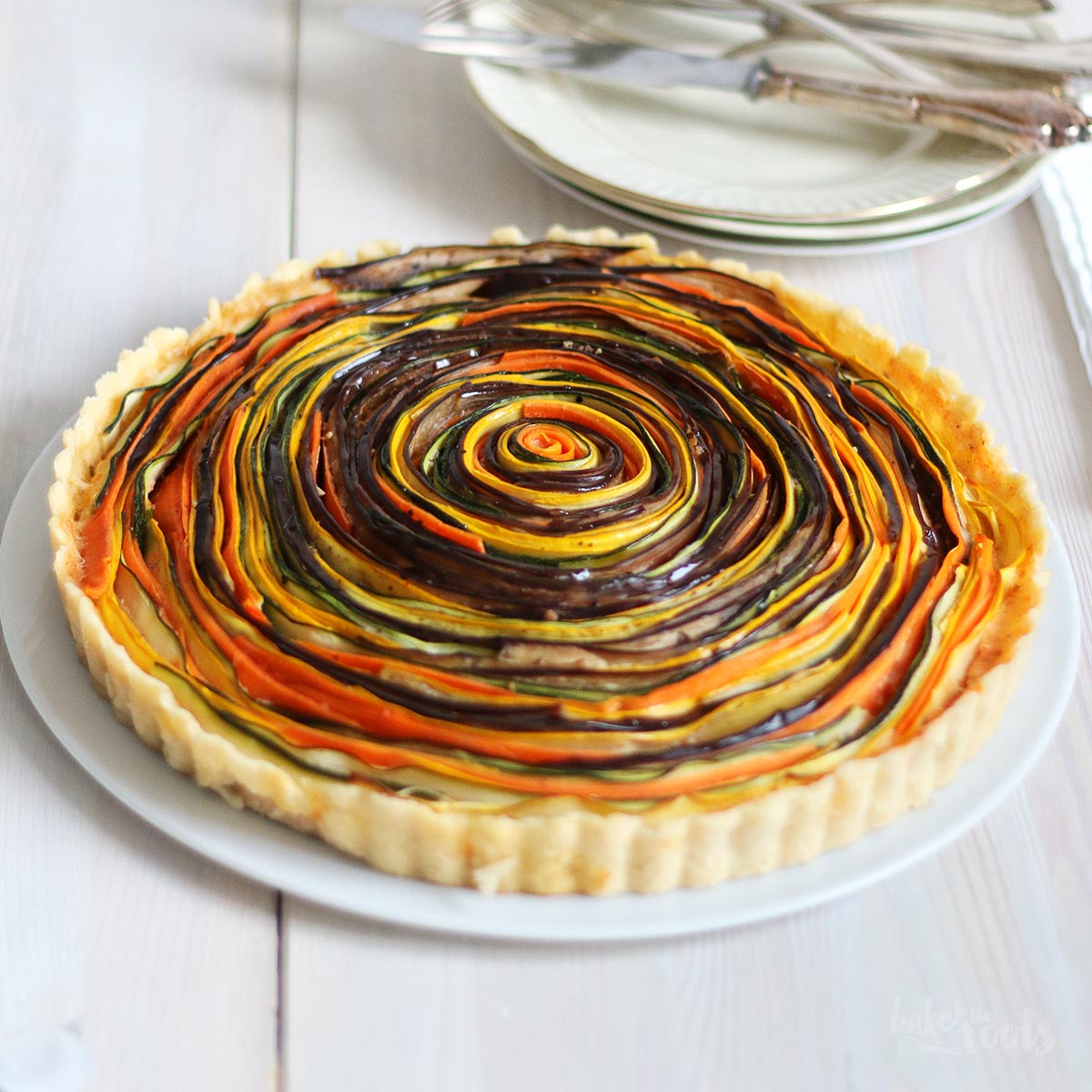 Gemüsetarte aka. Vegetable Spiral Tart | Bake to the roots