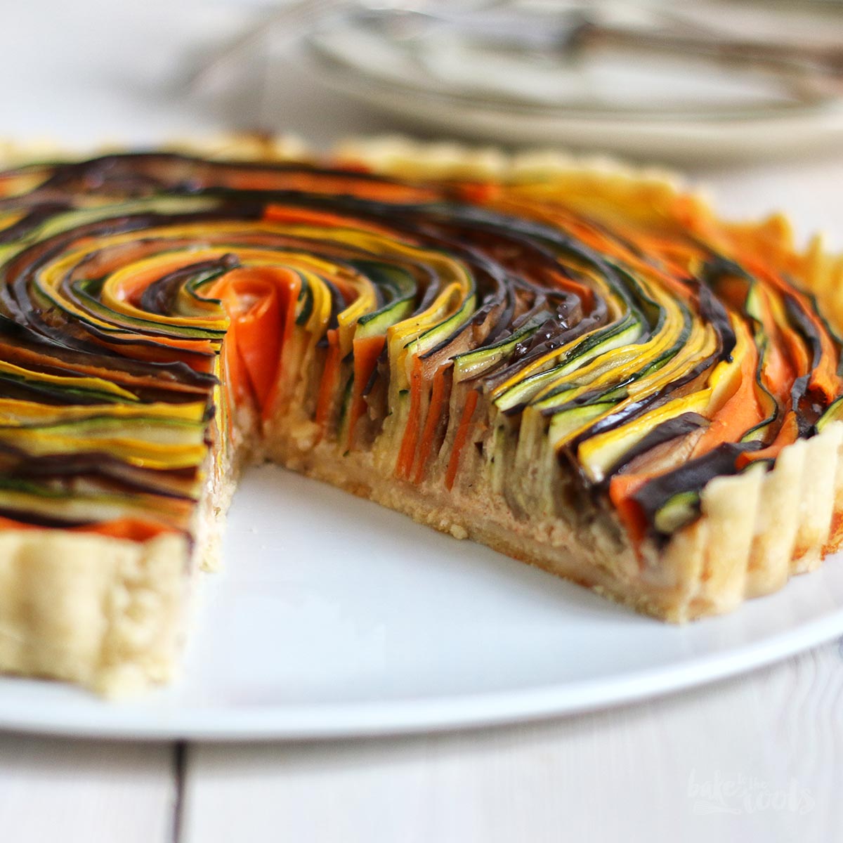 Gemüsetarte aka. Vegetable Spiral Tart | Bake to the roots