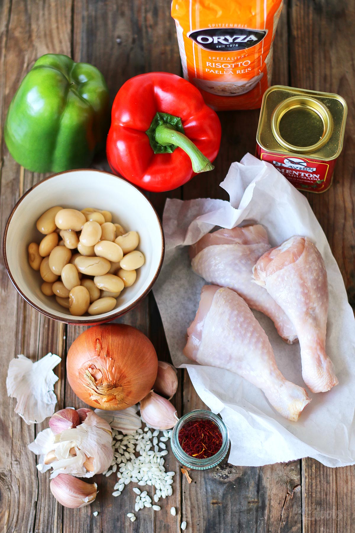 Einfache Paella mit Hühnchen aka. Paella con Pollo | Bake to the roots